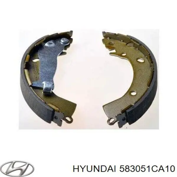 Задние барабанные колодки 583051CA10 Hyundai/Kia