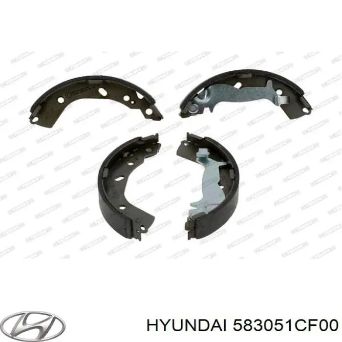 Тормоза рабочие задние ножные и тормозные барабаны Hyundai/Kia 583051CF00 цена, от 22.45 USD