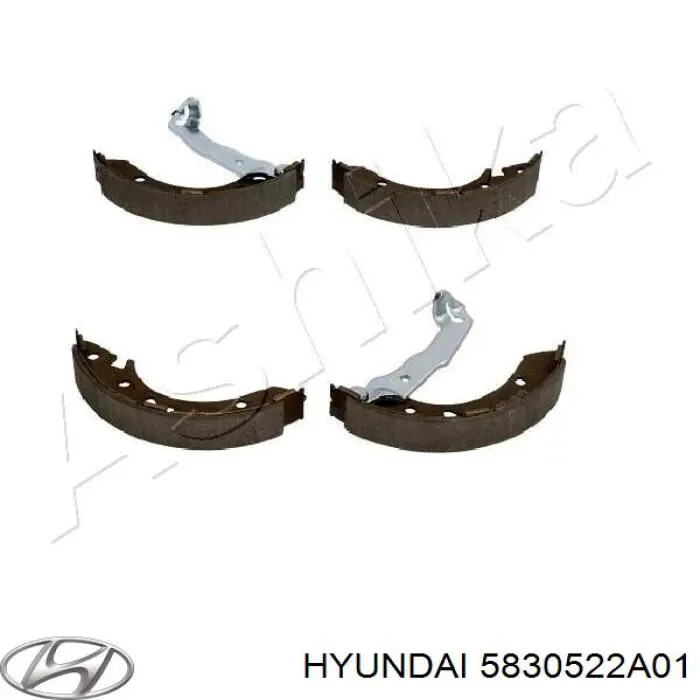 Тормоза рабочие задние ножные и тормозные барабаны Hyundai/Kia 5830522A01 цена, от 16.90 USD
