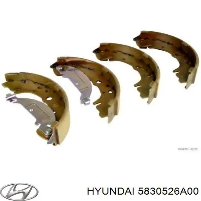 5830526A00 Hyundai/Kia колодки тормозные задние барабанные