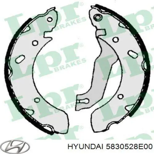 5830528E00 Hyundai/Kia колодки тормозные задние барабанные