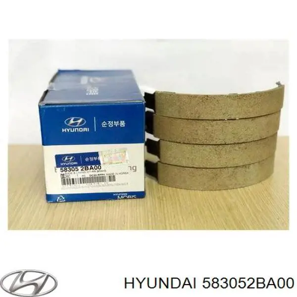 583052BA00 Hyundai/Kia колодки ручника (стояночного тормоза)