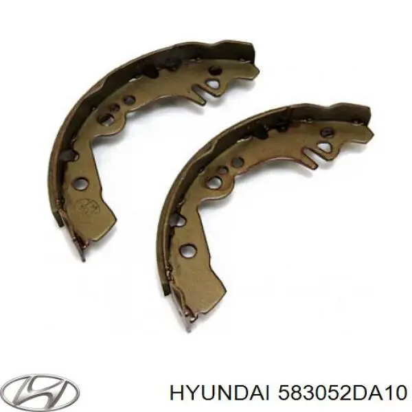 Задние барабанные колодки 583052DA10 Hyundai/Kia