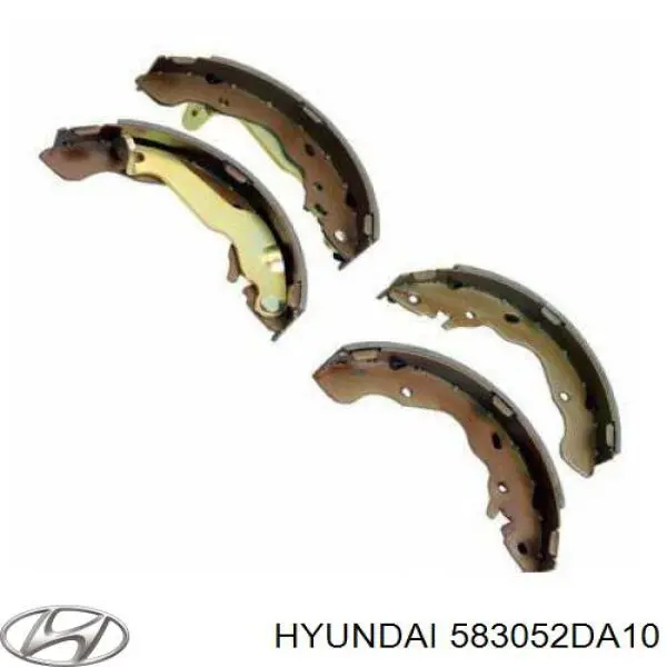 Задние барабанные колодки 583052DA10 Hyundai/Kia