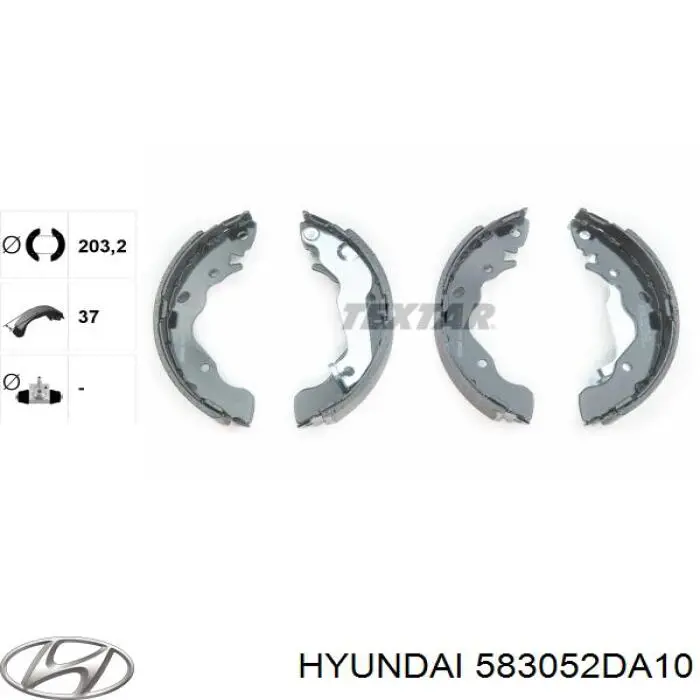 Тормоза рабочие задние ножные и тормозные барабаны Hyundai/Kia 583052DA10 цена, от 21.90 USD