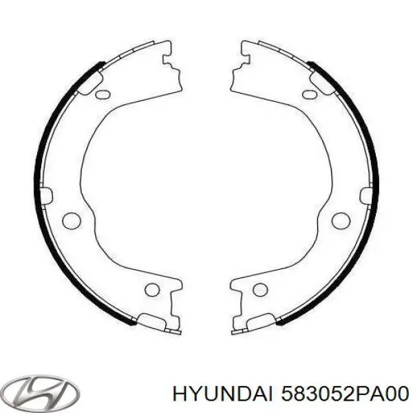 Тормозные колодки стояночного тормоза Hyundai/Kia 583052PA00 цена, от 59.05 USD