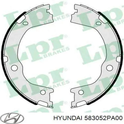 Колодки ручника 583052PA00 Hyundai/Kia