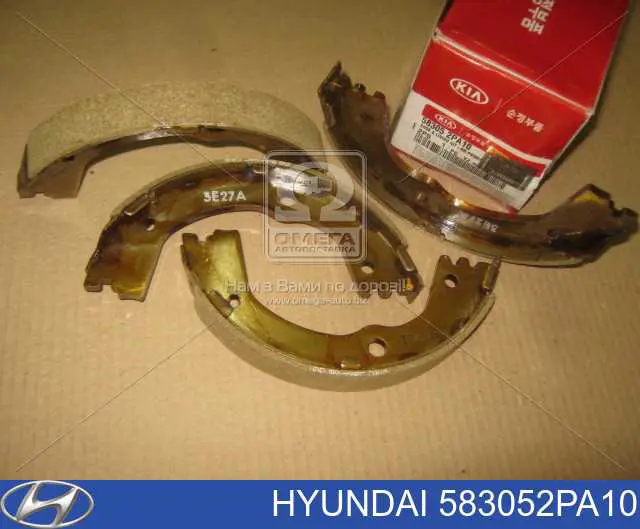 583052PA10 Hyundai/Kia колодки ручника (стояночного тормоза)