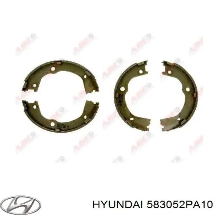 Тормозные колодки стояночного тормоза Hyundai/Kia 583052PA10 цена, от 43.17 USD