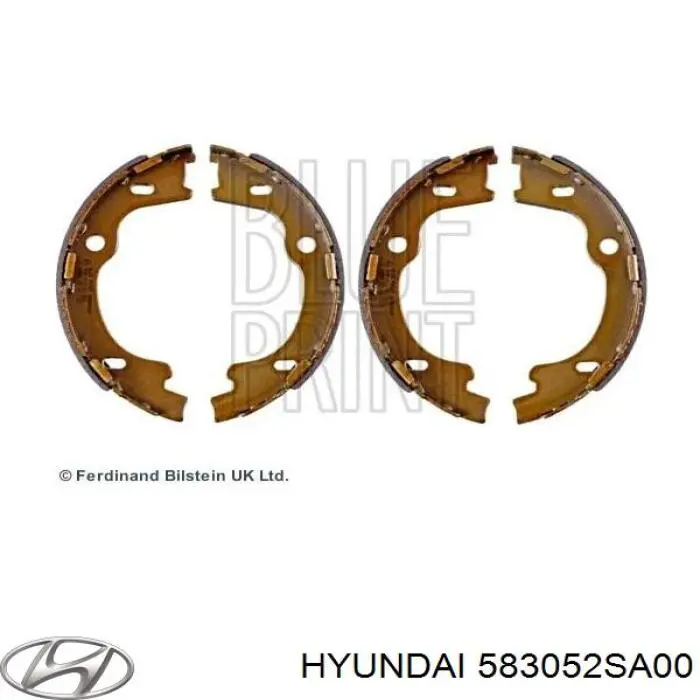 583052SA00 Hyundai/Kia Тормозные колодки ручника