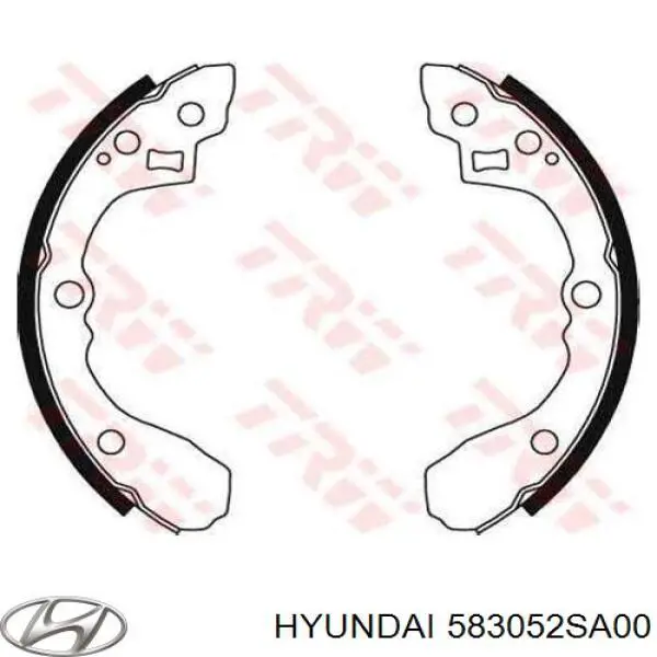 Колодки ручника 583052SA00 Hyundai/Kia