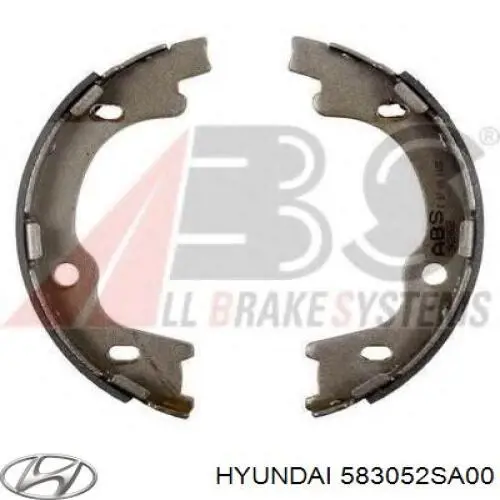 Колодки стояночного тормоза Hyundai/Kia 583052SA00