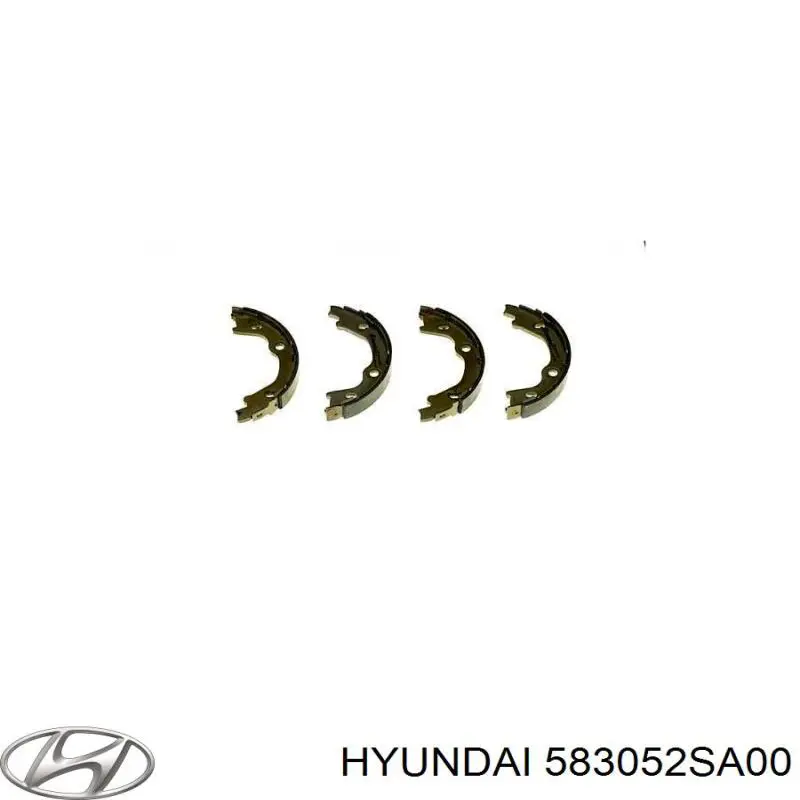 Купить 583052SA00 Hyundai/Kia Колодки ручника/стояночного тормоза
