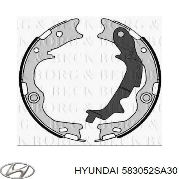 Колодки ручника 583052SA30 Hyundai/Kia