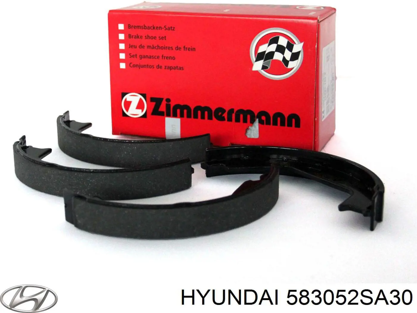 Колодки стояночного тормоза Hyundai/Kia 583052SA30