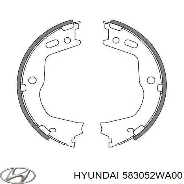 583052WA00 Hyundai/Kia sapatas do freio de estacionamento