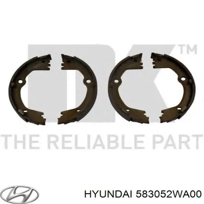 Колодки ручника 583052WA00 Hyundai/Kia