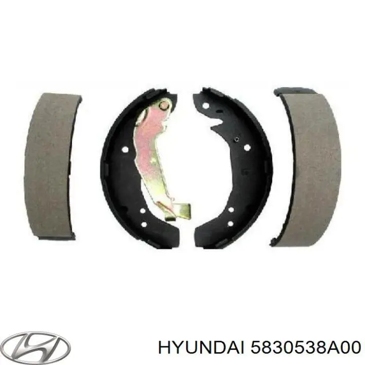 Купить 5830538A00 Hyundai/Kia Задние барабанные тормозные колодки