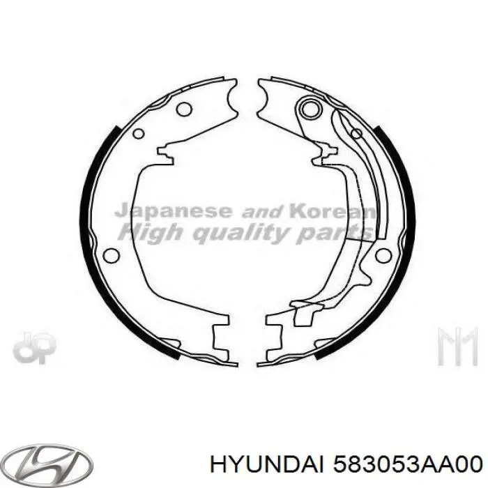 Тормозные колодки стояночного тормоза Hyundai/Kia 583053AA00 цена, от 30.17 USD