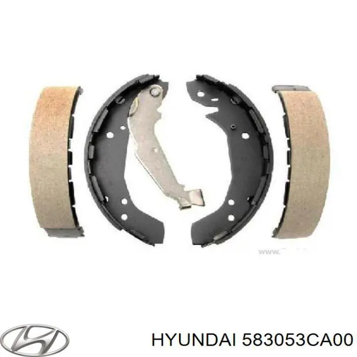 Купить 583053CA00 Hyundai/Kia Задние барабанные тормозные колодки