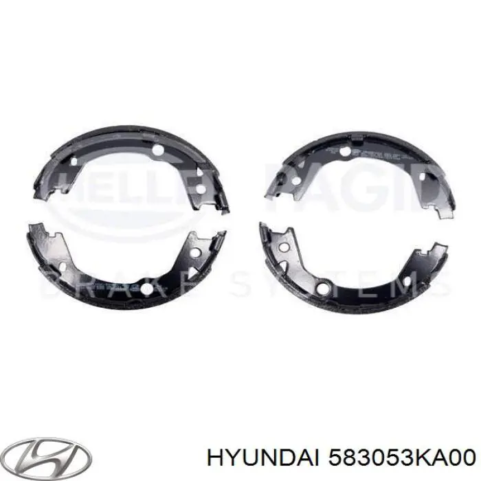 583053KA00 Hyundai/Kia Барабанные тормозные колодки
