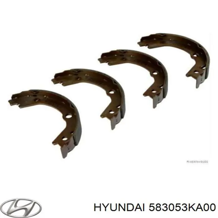 Барабанные колодки Hyundai/Kia 583053KA00