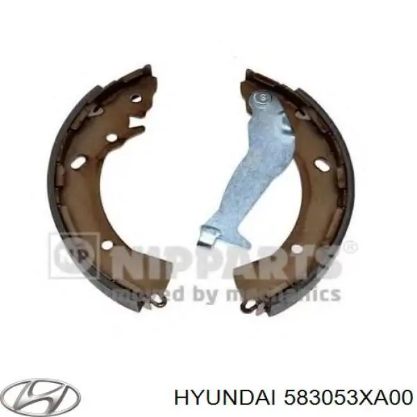 Задние барабанные колодки 583053XA00 Hyundai/Kia