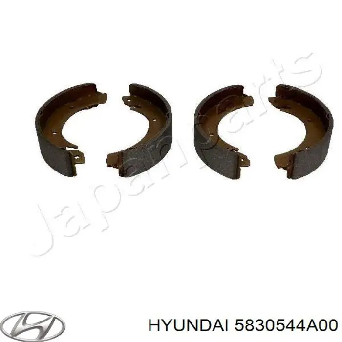 Купить 5830544A00 Hyundai/Kia Задние барабанные тормозные колодки