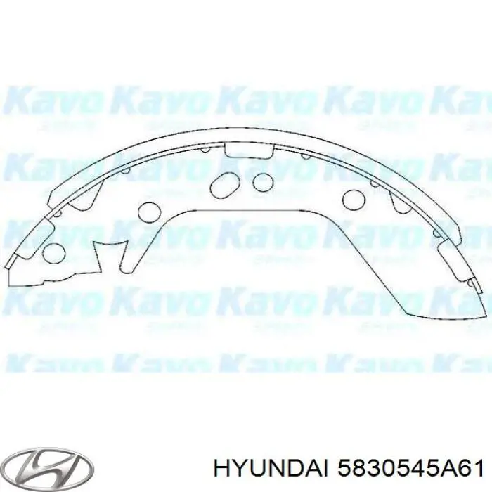 Задние барабанные колодки SA151 Hi-q