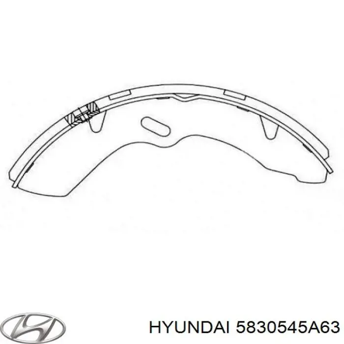 Тормоза рабочие задние ножные и тормозные барабаны Hyundai/Kia 5830545A63 цена, от 22.91 USD