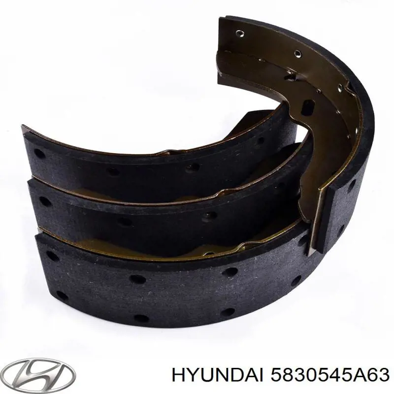 Купить 5830545A63 Hyundai/Kia Задние барабанные тормозные колодки