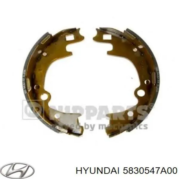 5830547A00 Hyundai/Kia Барабанные тормозные колодки