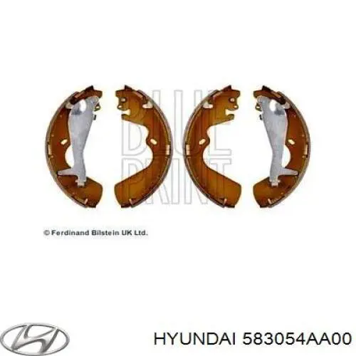 Тормоза рабочие задние ножные и тормозные барабаны Hyundai/Kia 583054AA00 цена, от 41.34 USD