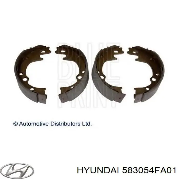 583054FA01 Hyundai/Kia Барабанные тормозные колодки