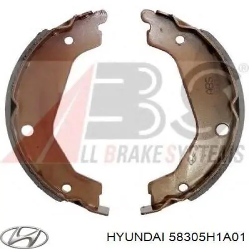 Колодки ручника 58305H1A01 Hyundai/Kia