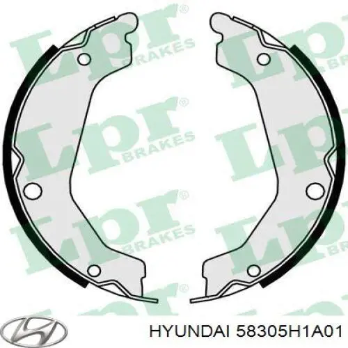 Тормозные колодки стояночного тормоза Hyundai/Kia 58305H1A01 цена, от 34.18 USD