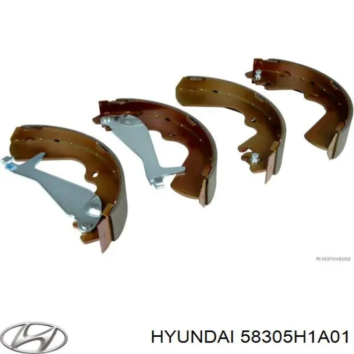Купить 58305H1A01 Hyundai/Kia Колодки ручника/стояночного тормоза