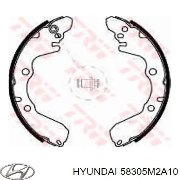 58305M2A10 Hyundai/Kia колодки тормозные задние барабанные