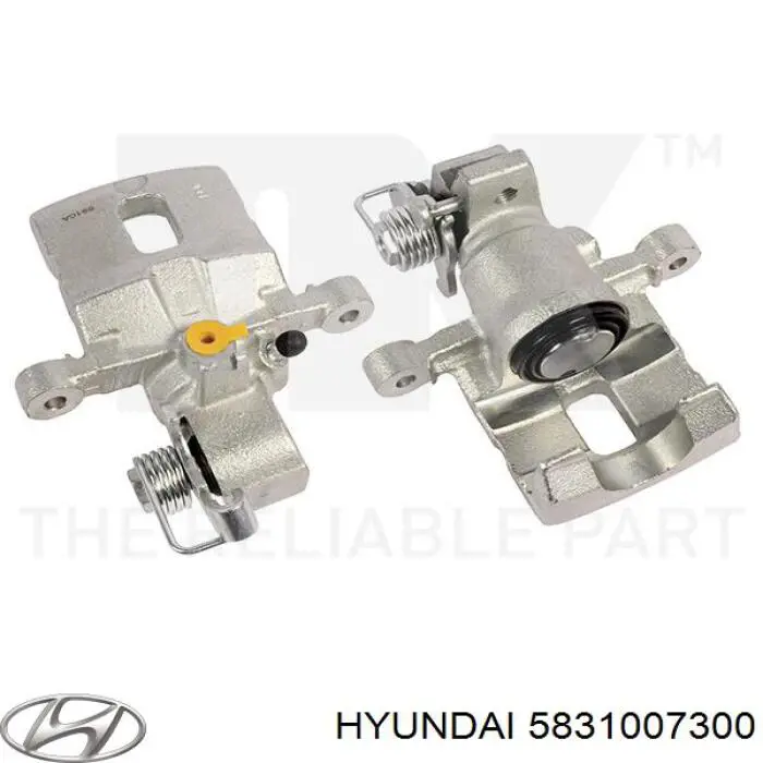Задний левый суппорт Hyundai/Kia 5831007300 цена, от 43.01 USD