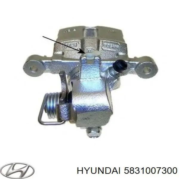 Купить 5831007300 Hyundai/Kia Суппорт задний левый
