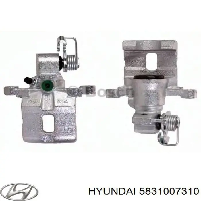 Задний левый суппорт Hyundai/Kia 5831007310 цена, от 56.61 USD