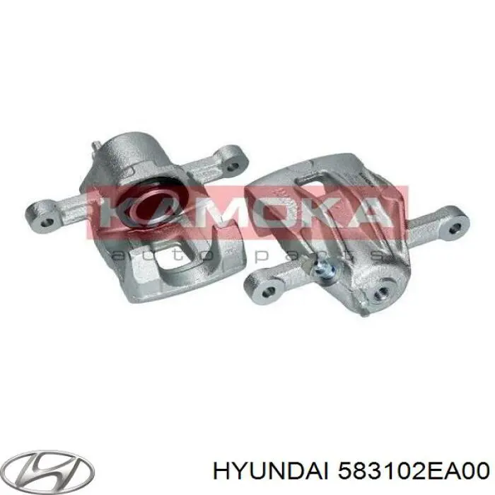 583102EA00 Hyundai/Kia суппорт тормозной задний левый