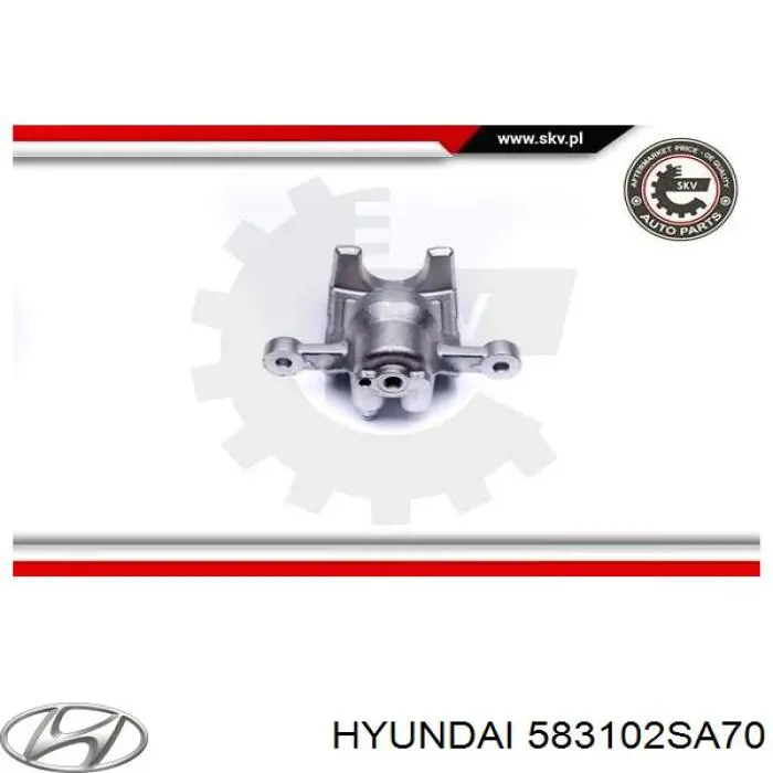 Суппорт тормозной левый задний Hyundai/Kia 583102SA70