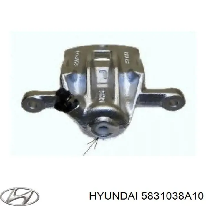 5831038A10 Hyundai/Kia суппорт тормозной задний левый