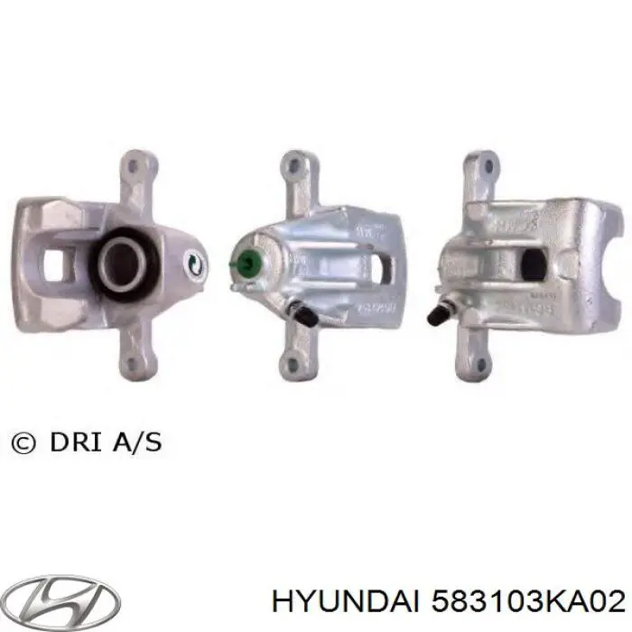 Суппорт тормозной задний левый Hyundai/Kia 583103KA02