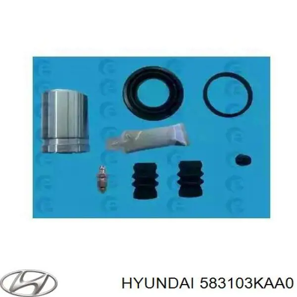 Суппорт тормозной задний левый 583103KAA0 Hyundai/Kia