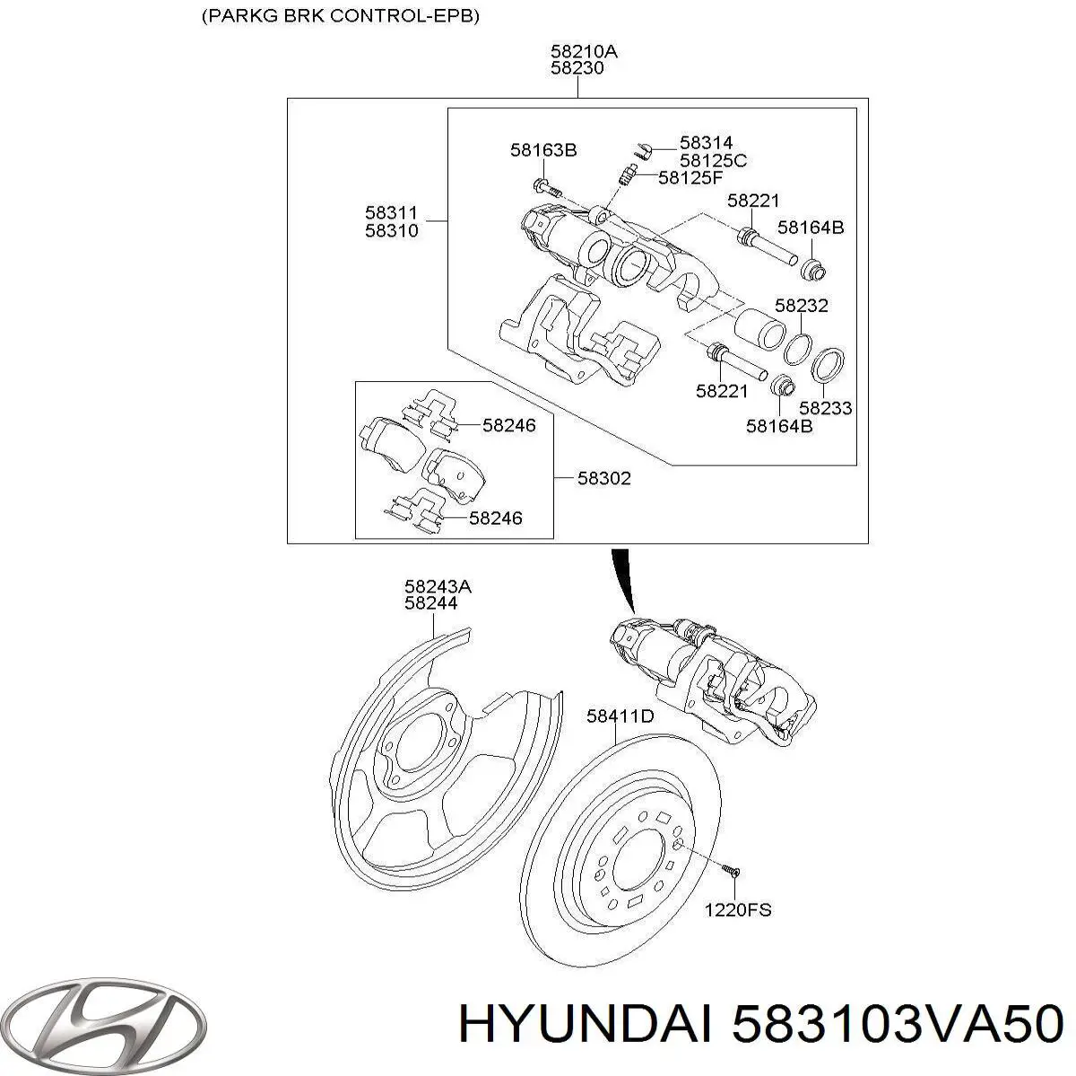  Hyundai/Kia 583103VA50 цена, от 240.27 USD