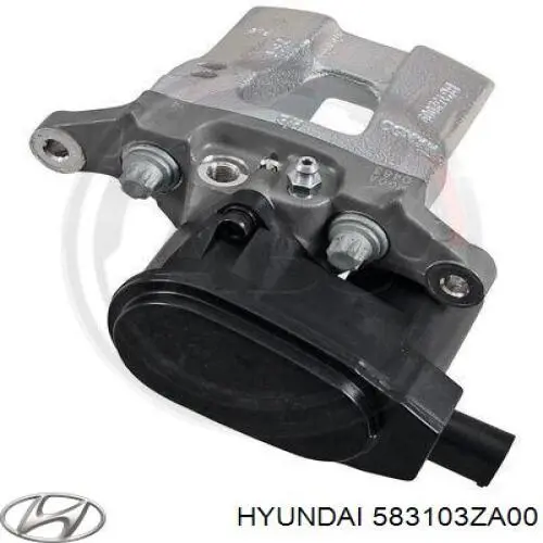 583103ZA00 Hyundai/Kia суппорт тормозной задний левый