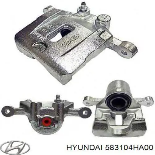 583104HA00 Hyundai/Kia Тормозной суппорт задний левый