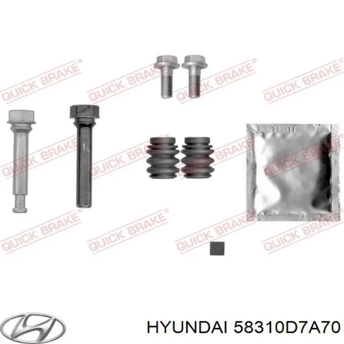 58310D7A70 Hyundai/Kia suporte do freio traseiro esquerdo
